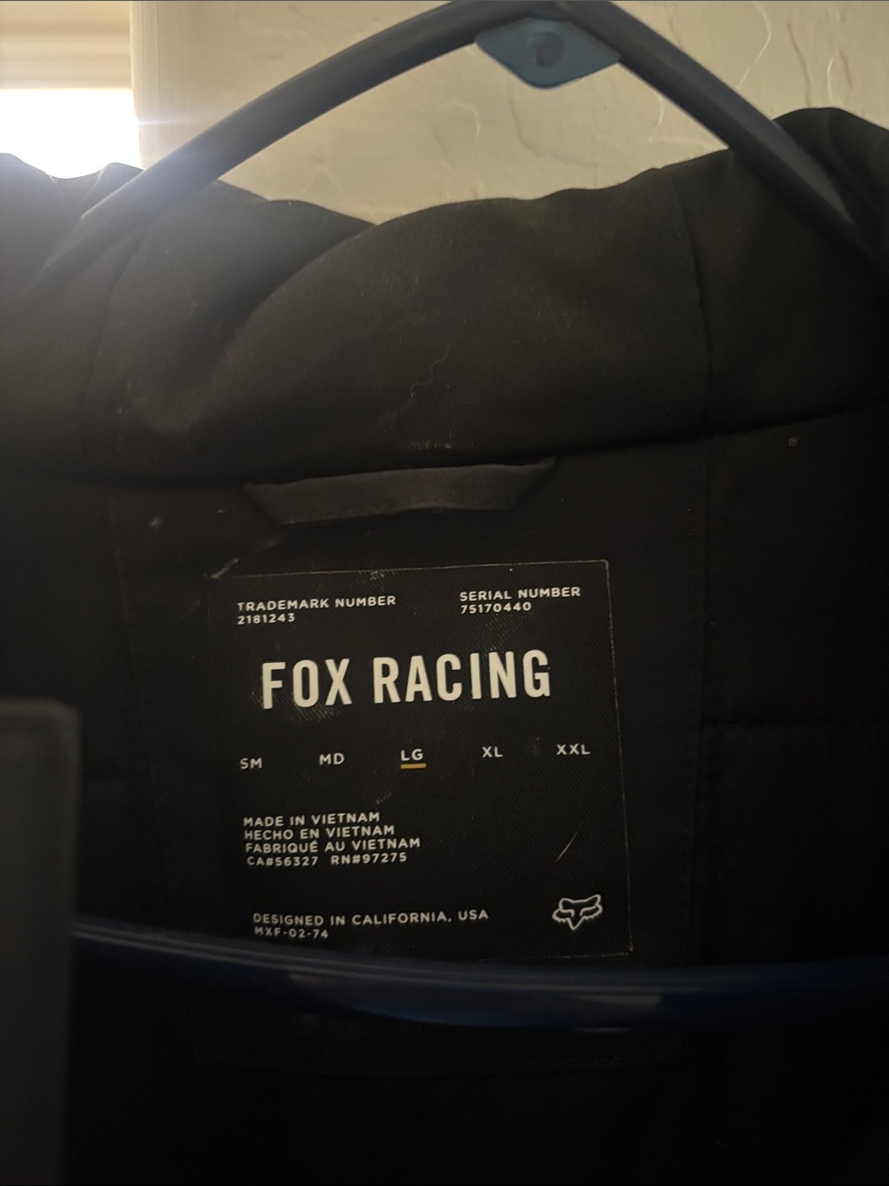 Fox Black Logo Hoodie Jacket